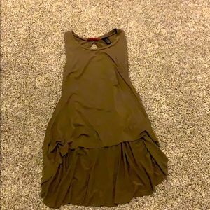 High Low Backless Tank